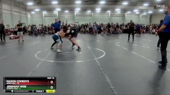 132 lbs Round 5 (8 Team) - Mason Comegys, Rebellion vs Jeremiah Wise, Xtreme Team