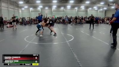 132 lbs Round 5 (8 Team) - Mason Comegys, Rebellion vs Jeremiah Wise, Xtreme Team