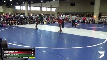 175 lbs Round 3 (6 Team) - Damarcus Powe, Team Rich Habits Black vs Jordan Bighems, Patriot WC Red