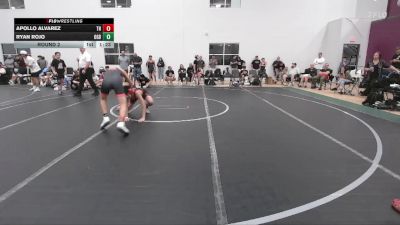 105 lbs Round 2 - Ryan Rojo, Ohio Gold Black vs Apollo Alvarez, Taylor Hammers