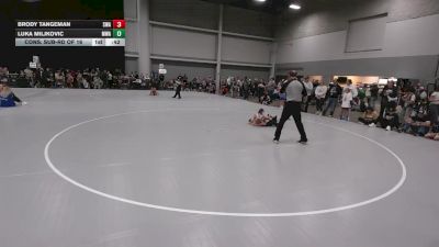 63 lbs Cons. Sub-rd Of 16 - Brody Tangeman, Sebolt Wrestling Academy vs Luka Miljkovic, Moen Wrestling Academy