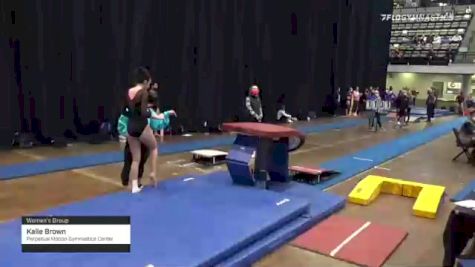 Kalie Brown - Women's Group, Perpetual Motion Gymnastics Center - 2021 Women's Xcel Region 4 Championships