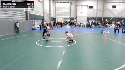 150 lbs 1st Place Match - Dax Koedam, SBL Warriors vs Drake Troxel, Nebraska Wrestling Academy