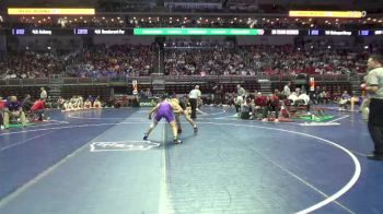 3A-144 lbs Champ. Round 1 - Easton Beehler, Spencer vs Aidan Ehlinger, Linn-Mar