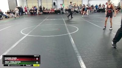 72 lbs Round 6 (8 Team) - Zaiden Ewis, Mat Assassins Red vs Troy Migliaccio, Team Germantown