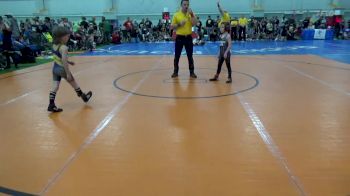 B-50 Mats 1-4 8:00am lbs Round Of 32 - Karsyn Robertson, NY vs Brandon Prive, WV