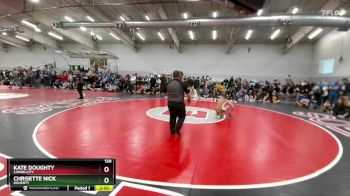 130 lbs Champ. Round 1 - Kate Doughty, Canon City vs Chrisette Nick, Doherty