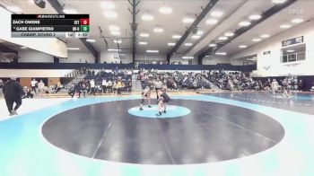 133 lbs Champ. Round 2 - Zach Owens, Gettysburg vs Gabe Giampietro, Drexel - Unattached