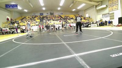 98 lbs Semifinal - Blay Sorum, Salina vs Asher Copeland, Har-Ber High School