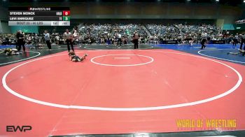 40 lbs Round Of 16 - Steven Monck, Orland vs Levi Enriquez, Takedown Elite