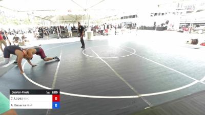 215 kg Quarterfinal - Chris Lopez, BlackHawks vs Anthony AJ Beserra, Bear Academy