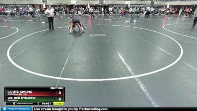 175 lbs 1st Place Match - Carter Simonis, Wrestling Factory vs Walker Nykanen, Wisconsin