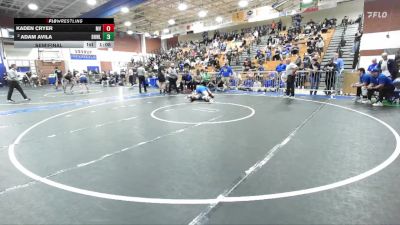 215 lbs Semifinal - Kaden Cryer, Moreno Valley vs Adam Avila, Brawley Union