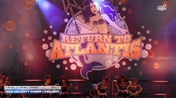 Max Velocity Cheer - Twilight [2026 L1.1 Mini - PREP Day 1] 2026 ASC Return to Atlantis Tacoma Showdown