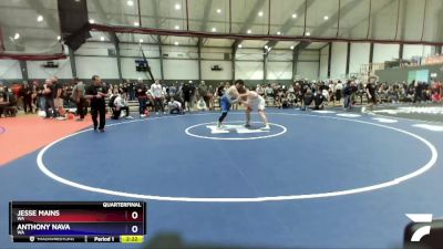 285 lbs Quarterfinal - Jesse Mains, WA vs Anthony Nava, WA