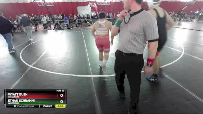 285 lbs Round 3 - Ethan Schramm, Wisconsin vs Wyatt Bush, Wisconsin