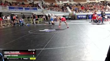 D4-215 lbs Quarterfinal - Aidan Ysaguirre, Santa Cruz Valley Union Hs vs Pepper Hughes, Pima