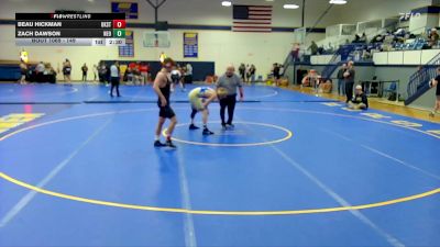 149 lbs Semifinal - Beau Hickman, Oklahoma State vs Zach Dawson, Northeast Oklahoma