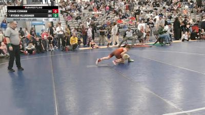 70 lbs Semis - Ryder Kluesner, Lakeland Wrestling Club vs Craig Cowan, Juab Wrestling Club