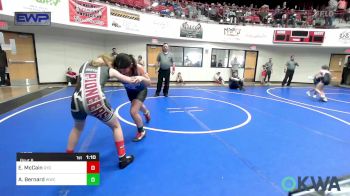 115 lbs Rr Rnd 1 - Aubrie Smittle, Wagoner Takedown Club vs HollyJo Fansler, Verdigris Youth Wrestling