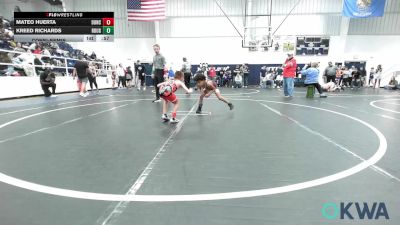 52 lbs Consolation - Mateo Huerta, Duncan Demon Wrestling vs Kreed Richards, Rough Riders