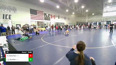 46 lbs Semifinal - Keagan Sanchez, Sanderson Wrestling Academy vs Jamison Bunker, Champions Wrestling Club