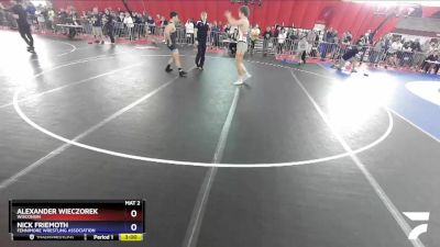 195 lbs Quarterfinal - Alexander Wieczorek, Wisconsin vs Nick Friemoth, Fennimore Wrestling Association