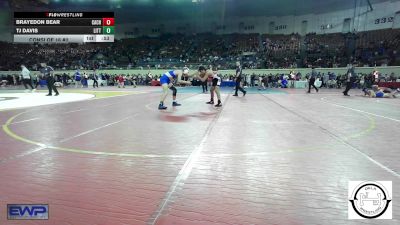 143 lbs Consi Of 16 #2 - Brayedon Bear, Cache vs Tj Davis, Little Axe Takedown Club