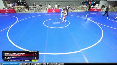 138 lbs Cons. Round 3 - Isabella Maldonado, Scotsmen Wrestling Club vs Alyvia Jeha, California