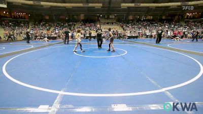 73 lbs Round Of 32 - Brennen Gurrea, OKC Saints Wrestling vs Johnny Ray Ashcroft, Salina Wrestling Club