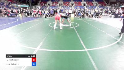 170 lbs Rnd Of 64 - Leticia Martinez, OR vs Autumn Elsbury, IA