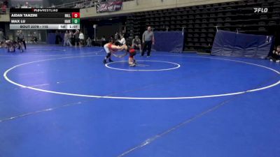 115 lbs 3rd Place - Aidan Tanzini, Hallstead vs Max Lu, Havertown