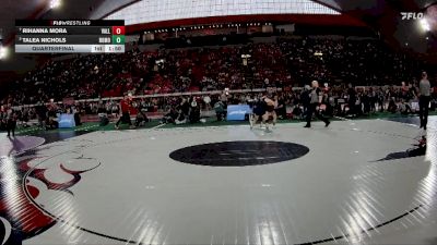 G 114 lbs Quarterfinal - Rihanna Mora, Vallivue vs Talea Nichols, Rocky Mountain