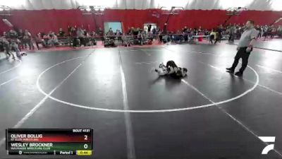 71 lbs Cons. Round 3 - Wesley Brockner, Waunakee Wrestling Club vs Oliver Bollig, RT Elite Wrestling