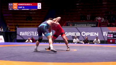 70 kg Semifinal - Doug Zapf, USA vs Akaki Kemertelidze, GEO
