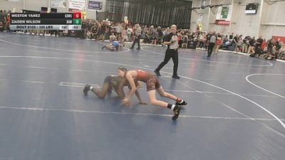 105 lbs Champ. Rd Of 64 - Weston Yanez, Gun Smoke Wrestling Club vs Zaiden Wilson, Raw