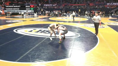 2A 120 lbs Quarterfinal - Kannon Judycki, Elmhurst (IC Catholic) vs Jackson Marlett, Crystal Lake (Central)