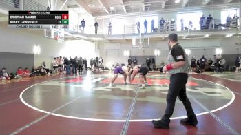 285 lbs Champ. Round 1 - Mikey Lawrence, Lake Stevens vs Cristian Ramos, Moses Lake