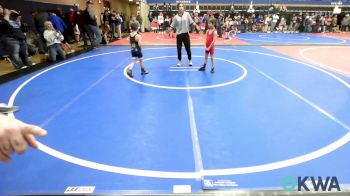 46 lbs Round Of 16 - Oliver Cook, Prague vs Mattis Garr, Dark Cloud Wrestling Club