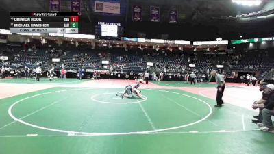 209 lbs Cons. Round 2 - Quinton Hook, Unattached vs Michael Hamsher, GAW1