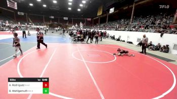 80 lbs Consolation - Audrina Rodriguez, Blackcat Wrestling Club vs Deedra Wohlgemuth, NM Beast