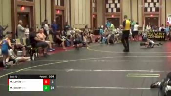 56 lbs Round 4 (6 Team) - Mikey Butler, Florida Scorpions WC vs Michael Levine, MI Pittbulls