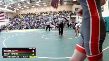 120 lbs Cons. Round 2 - Mason Mendise, COPLEY vs Nathan Zeffer, SPRINGFIELD(Akron)