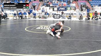 121 lbs Semifinal - Keegan Bassett, Bishop McCort vs Garrett Weyandt, Chestnut Ridge