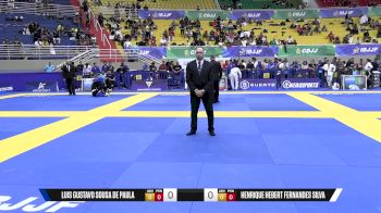 Henrique Hebert Fernandes Silva vs Luis Gustavo Sousa De Paula 2025 Brasileiro Jiu-Jitsu IBJJF