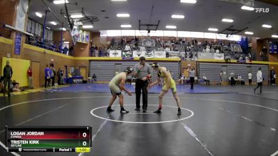 138 lbs Cons. Round 2 - Tristen Kirk, Skyline vs Logan Jordan, Cyprus