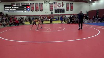 103 lbs Quarterfinal - Brenda Nunez, Fresno City College vs Karissa Mcdaniel, Sacramento City College