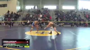 157 lbs Cons. Semi - Cameron Bruffy, Centenary University (New Jersey) vs Dorian Gonzalez, Elizabethtown College