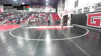 144 lbs Quarterfinal - Eric Felthauser, Raft River vs Kal Dschaak, Declo