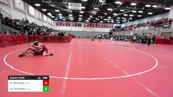 120 lbs Quarterfinal - Benjamin Barrasso, Tewksbury vs Alexander Schindler, Monument Mountain
